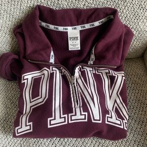 VS Pink Half Zip